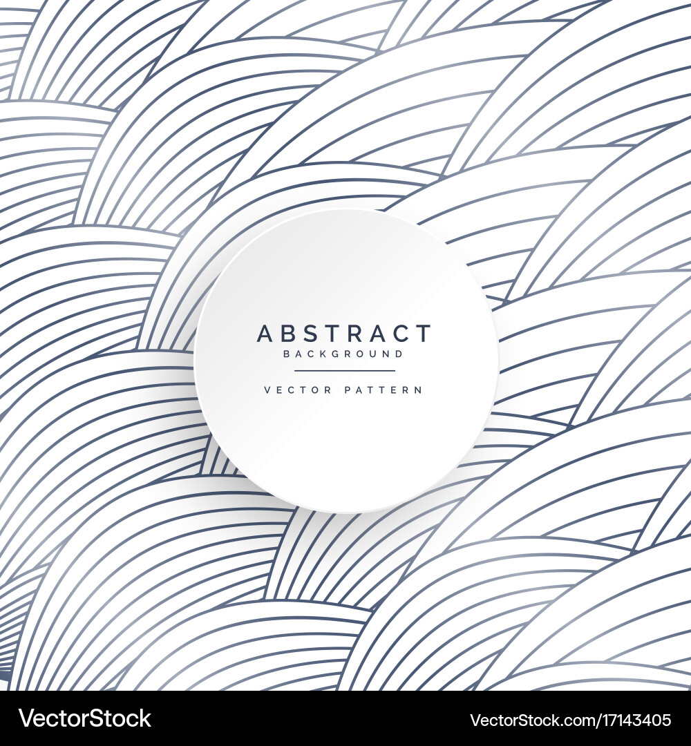 Abstract Wavy Line Pattern vector image