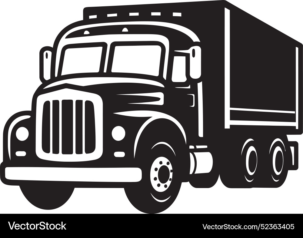Art of heavy duty truckingcargo delivery network Art of heavy duty truckingcargo delivery network vector image