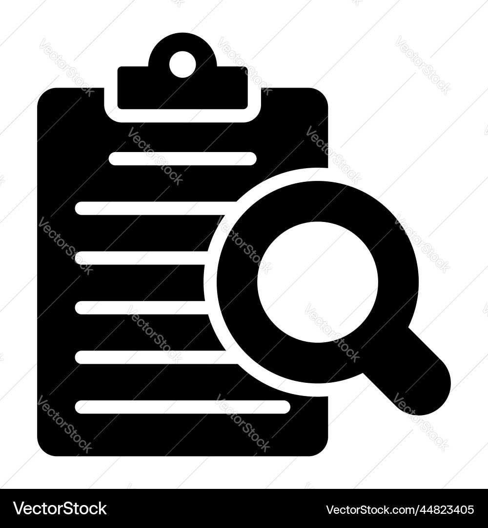 Audit file icon user interface as a simple sign vector image