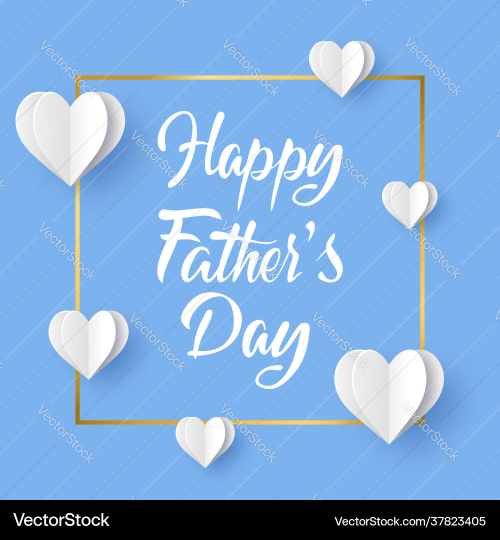 Happy fathers day calligraphic inscription Happy fathers day calligraphic inscription vector image