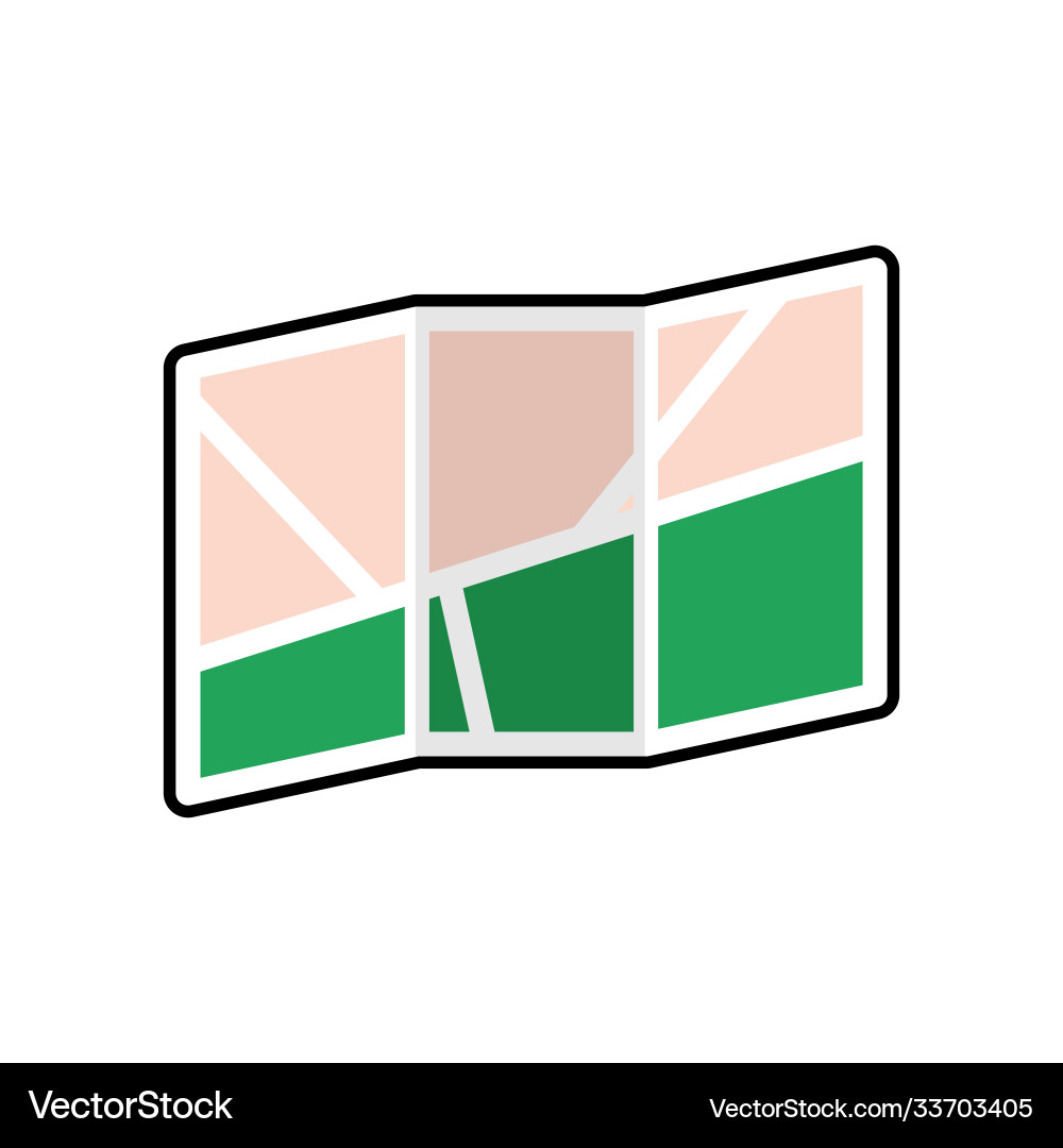 Map icon image a location navigation Map icon image a location navigation Vector Image