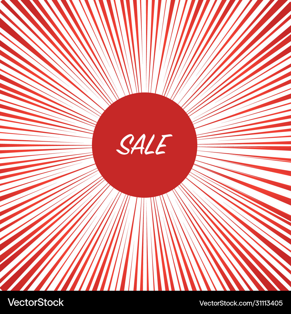 Speed light background with a red circle Vector Image