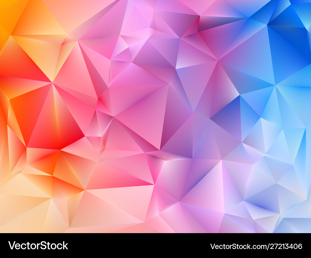 Dreiecke bunte Textur abstrakte Netzform Set Dreiecke bunte Textur abstrakte Netzform Set vektorbild