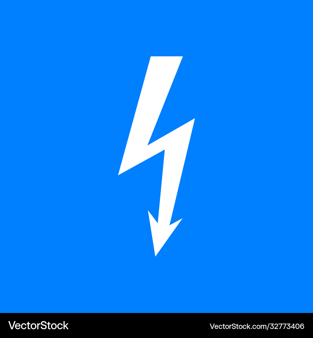 Lightning and background Vector Image