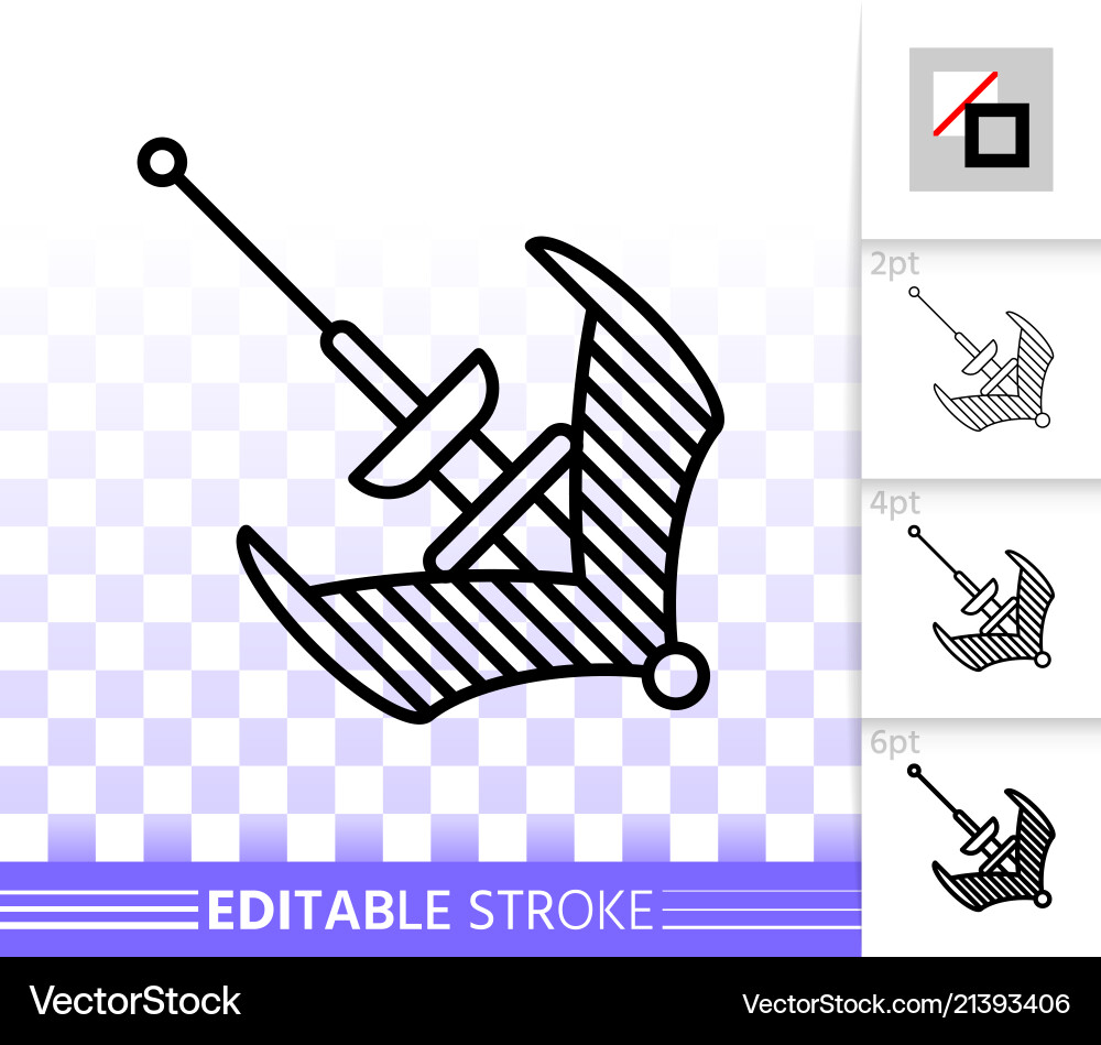 Mouse cursor simple black line icon Mouse cursor simple black line icon vector image