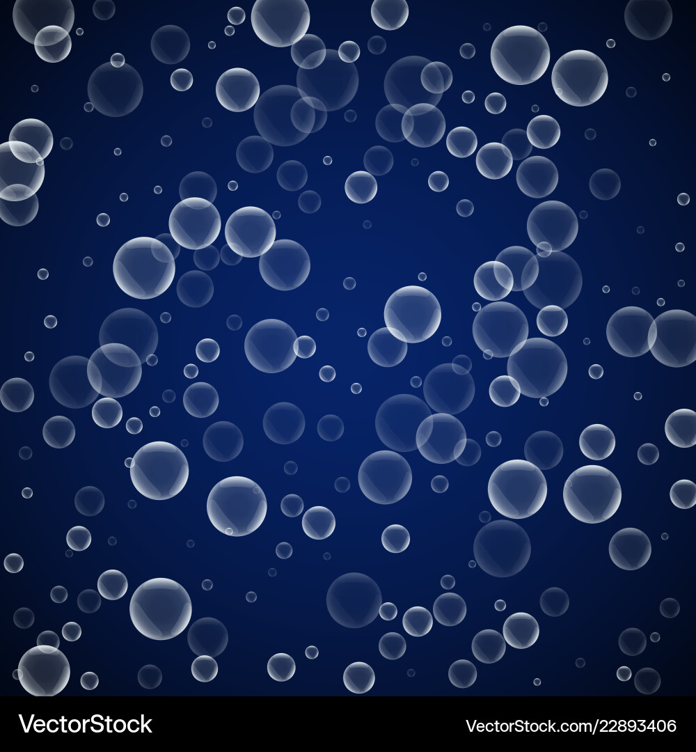 Random soap bubbles abstract background blowing b Random soap bubbles abstract background blowing b vector image