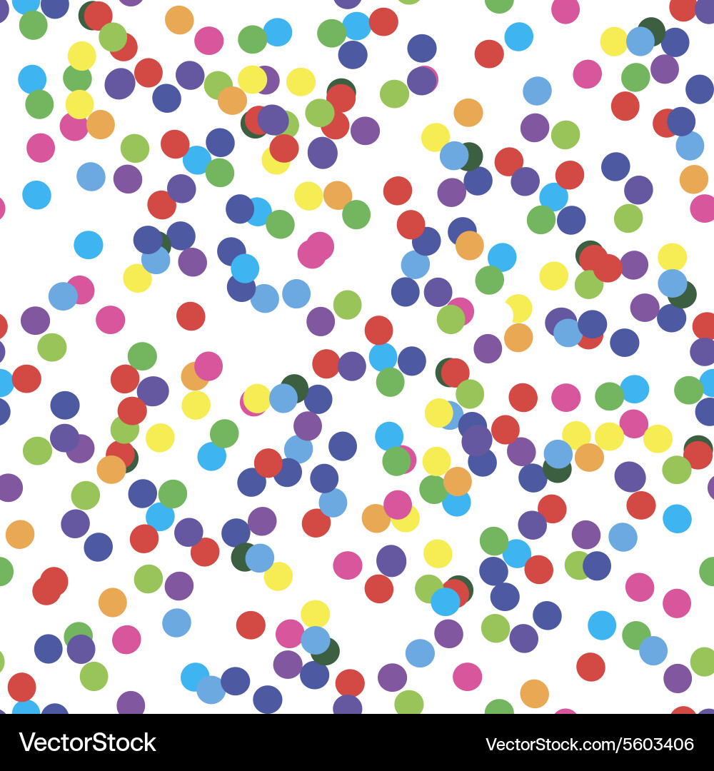 Seamless pattern with confetti Vector Image