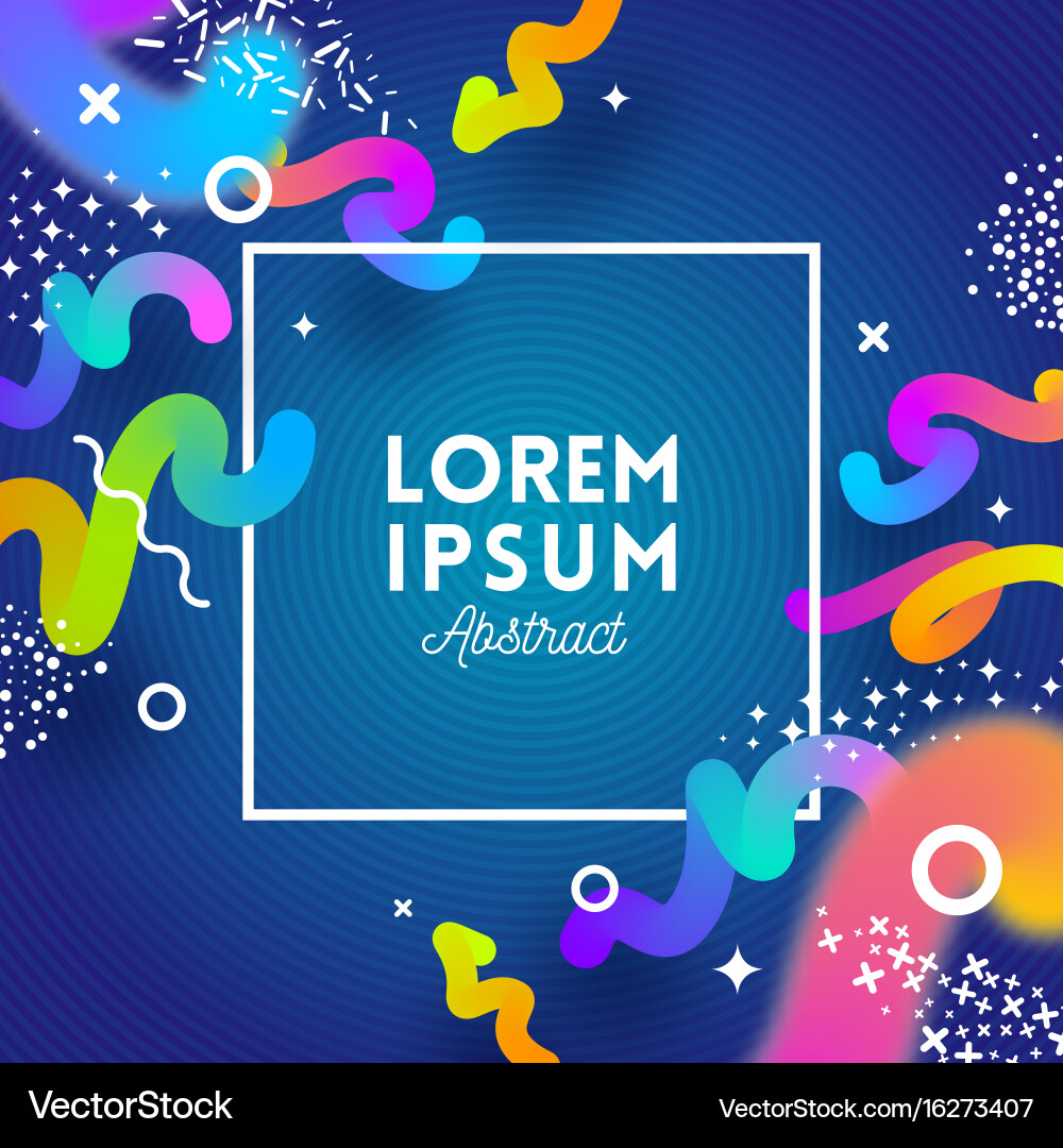 Abstract festive multicolored background vector image
