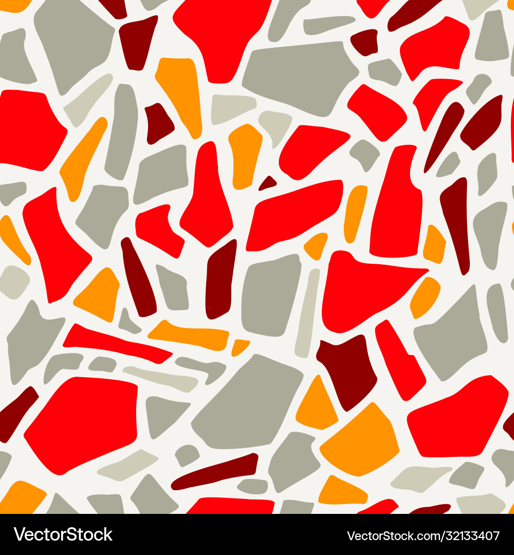 Abstract seamless pattern in terrazzo style Abstract seamless pattern in terrazzo style vector image