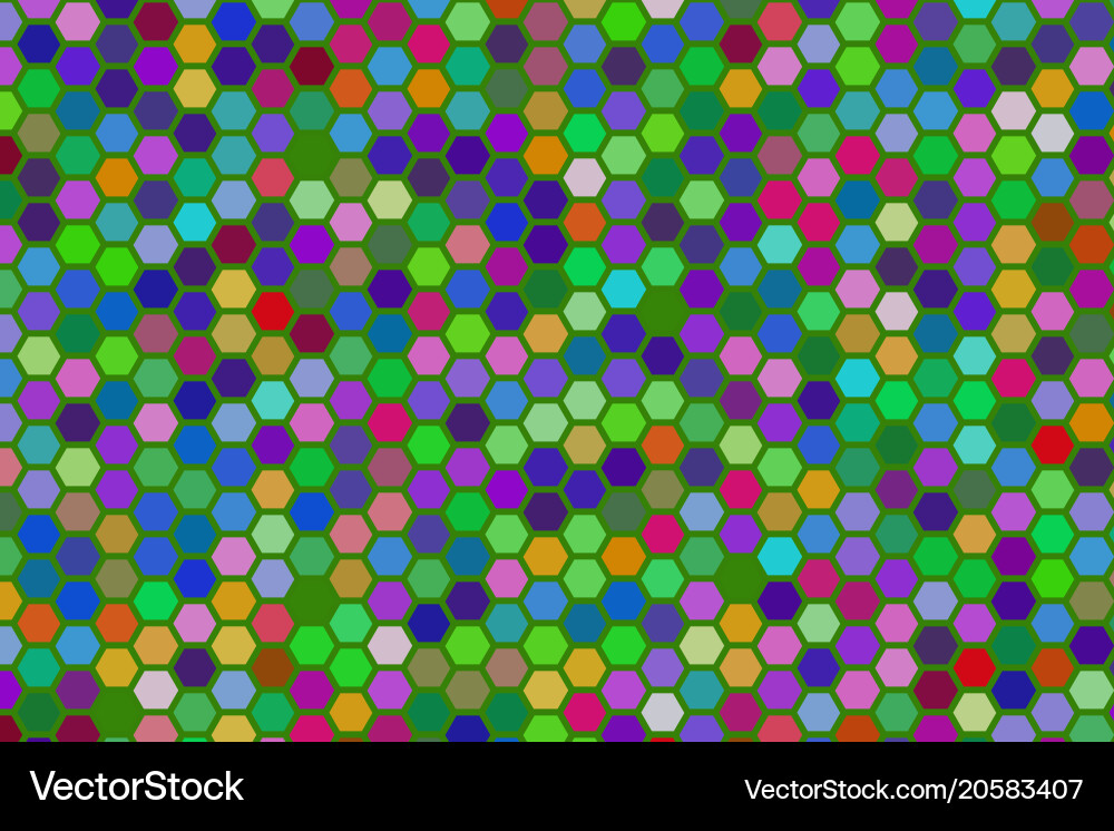 Background abstract hexagon pattern for design vector image