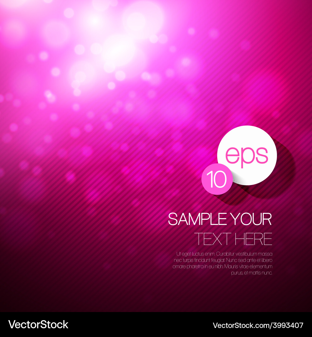 Bokeh background Vector Image