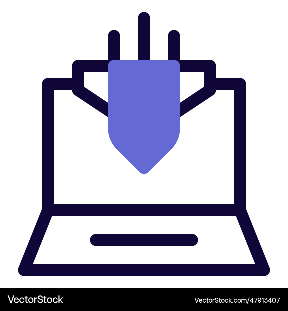 Cyber attack unauthorized access to a computer Vector Image