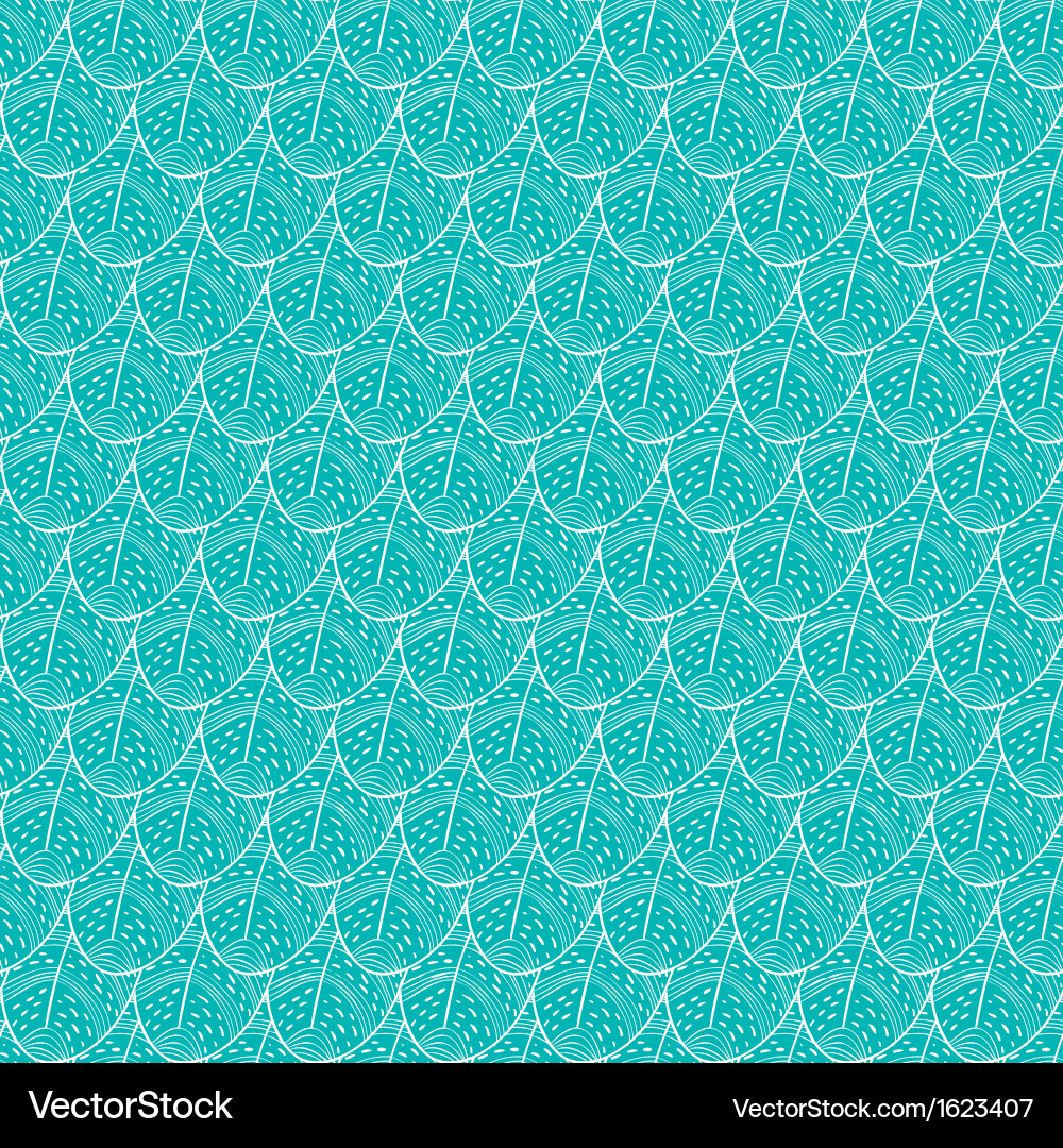 Feathers seamless pattern vector image