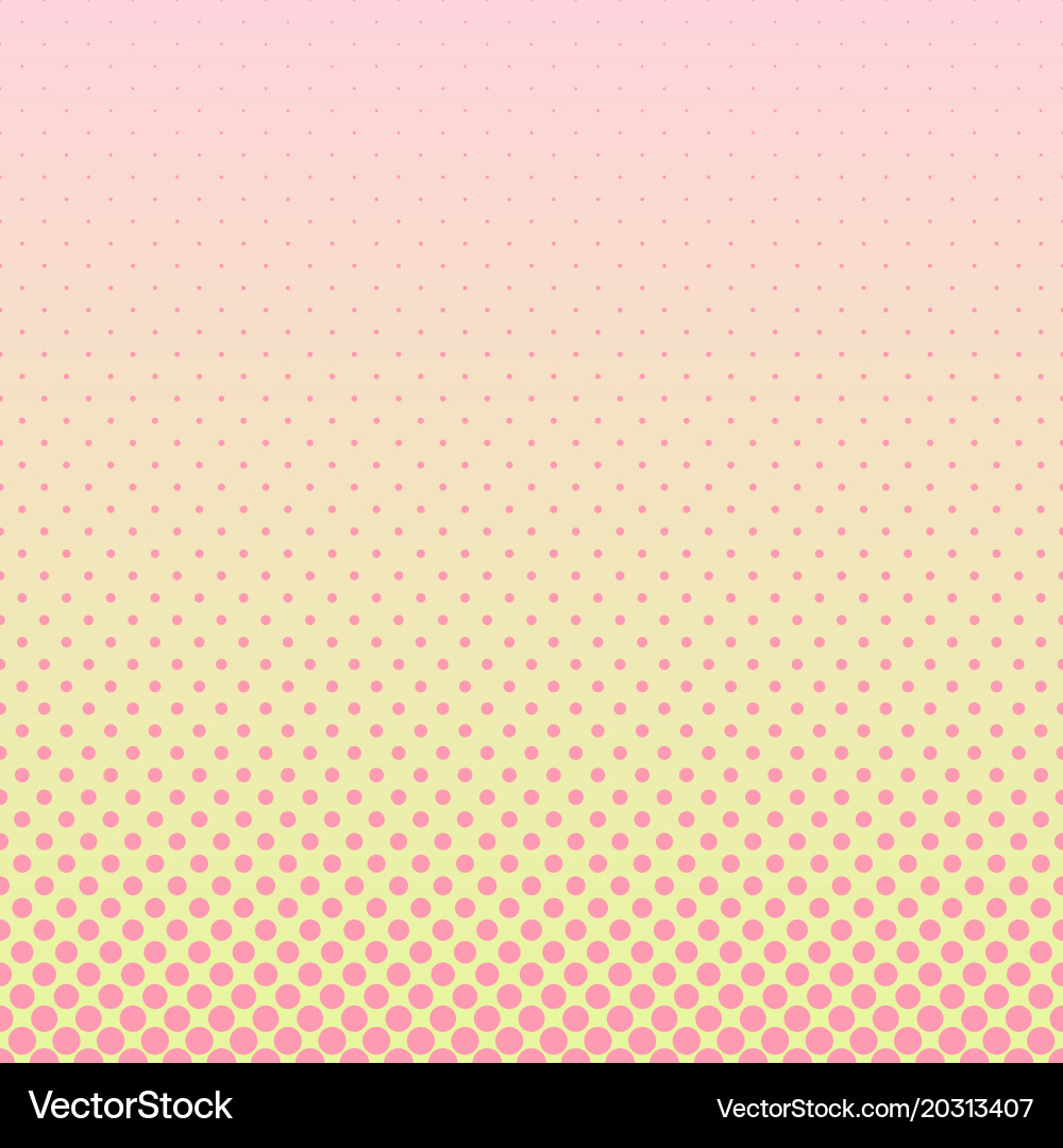 Halftone circle pattern background - gradient vector image