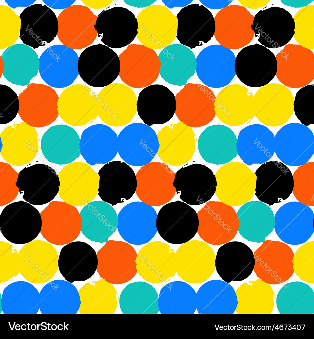Retro Dot Pattern Vector Image