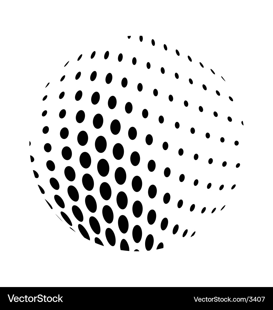 Retro Halftone Dots Background vector image