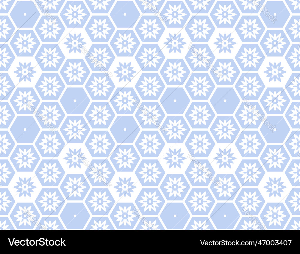 Seamless hexagons pattern Seamless hexagons pattern vector image