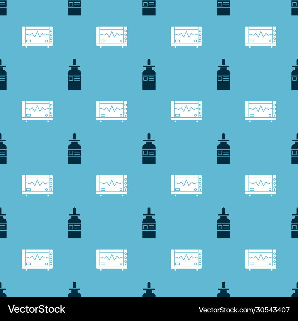 Set glass bottle with a pipette and computer Set glass bottle with a pipette and computer vector image