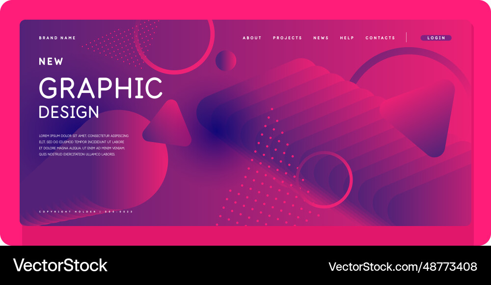 A template to use in your design composition Vector Image