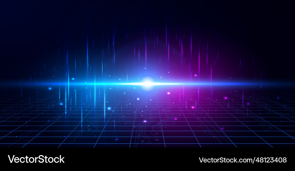 Abstract digital technology futuristic circuit ai Abstract digital technology futuristic circuit ai vektorbild