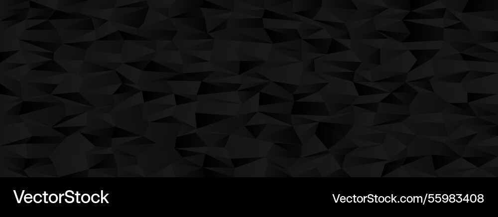 Abstract geometric pattern with black triangular Vector Image