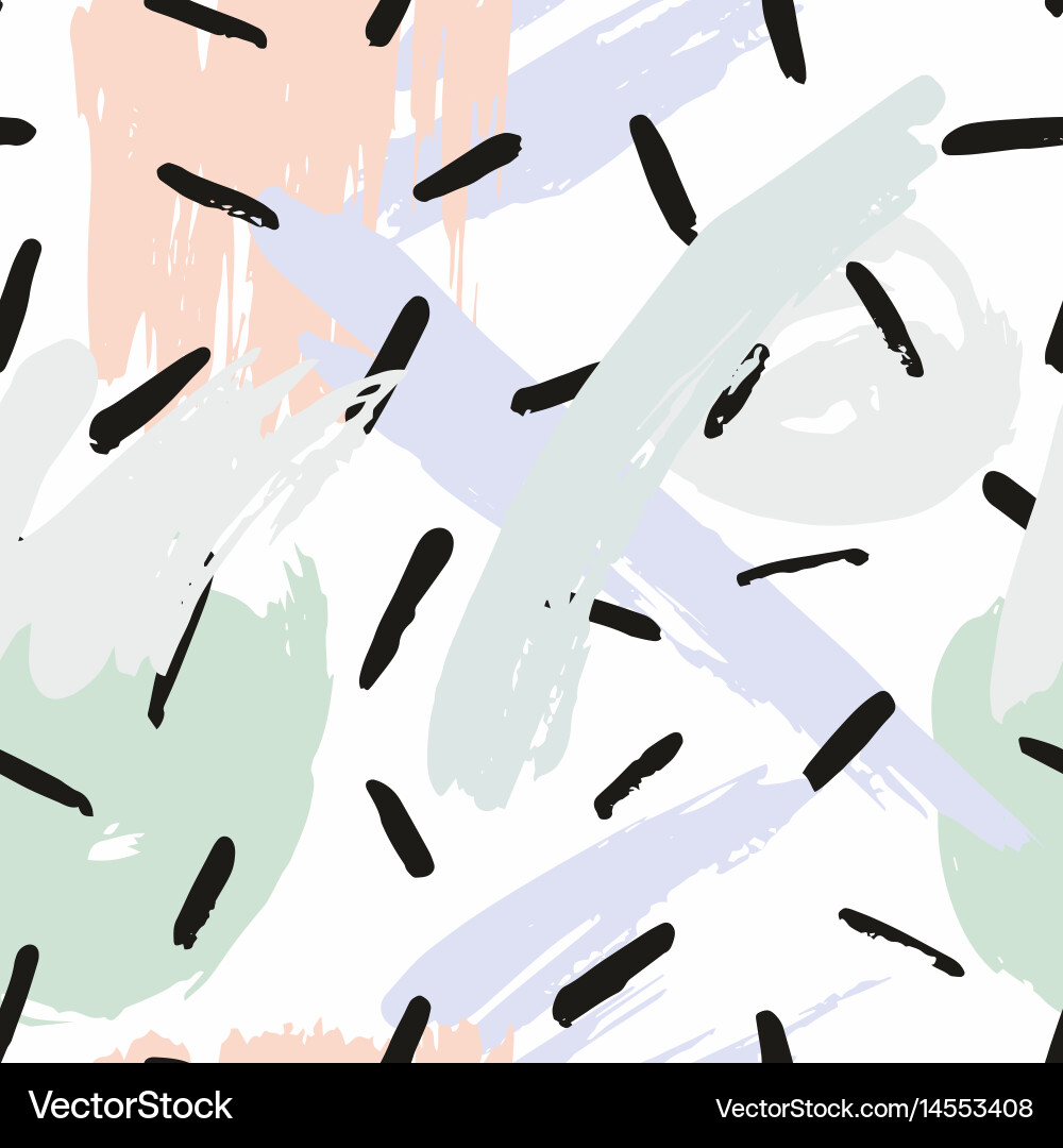 Brushstroke Pattern - Abstract vector image