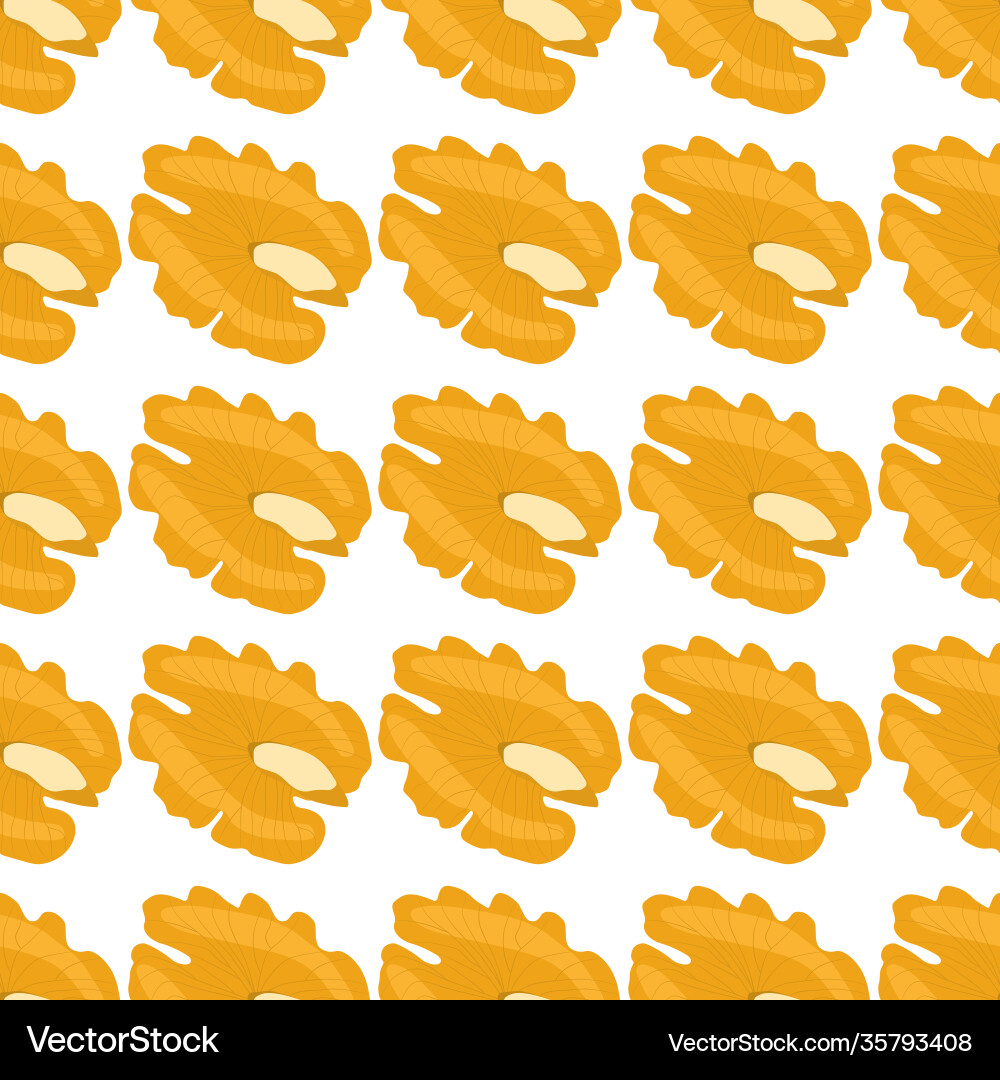 On theme big pattern identical types walnut On theme big pattern identical types walnut vector image