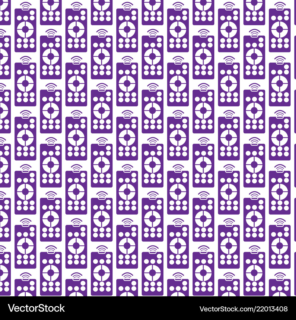 Pattern background remote control icon vector image