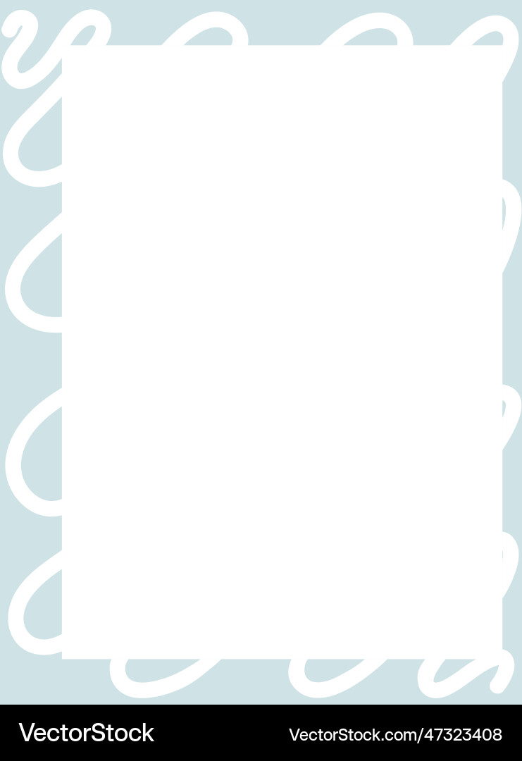 Rectangular frame on a white background Vector Image