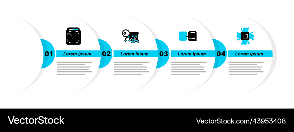 Set line processor smart contract cryptocurrency Set line processor smart contract cryptocurrency vector image
