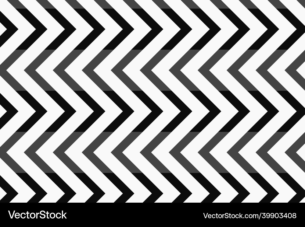 Simple pattern background black zigzag abstract vector image