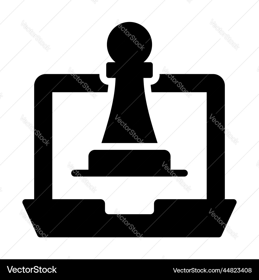 Strategy icon user interface as a simple sign Vector Image
