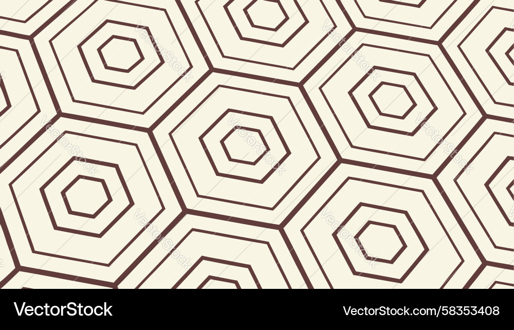 Subtle Hexagon Tile Pattern Vector Image
