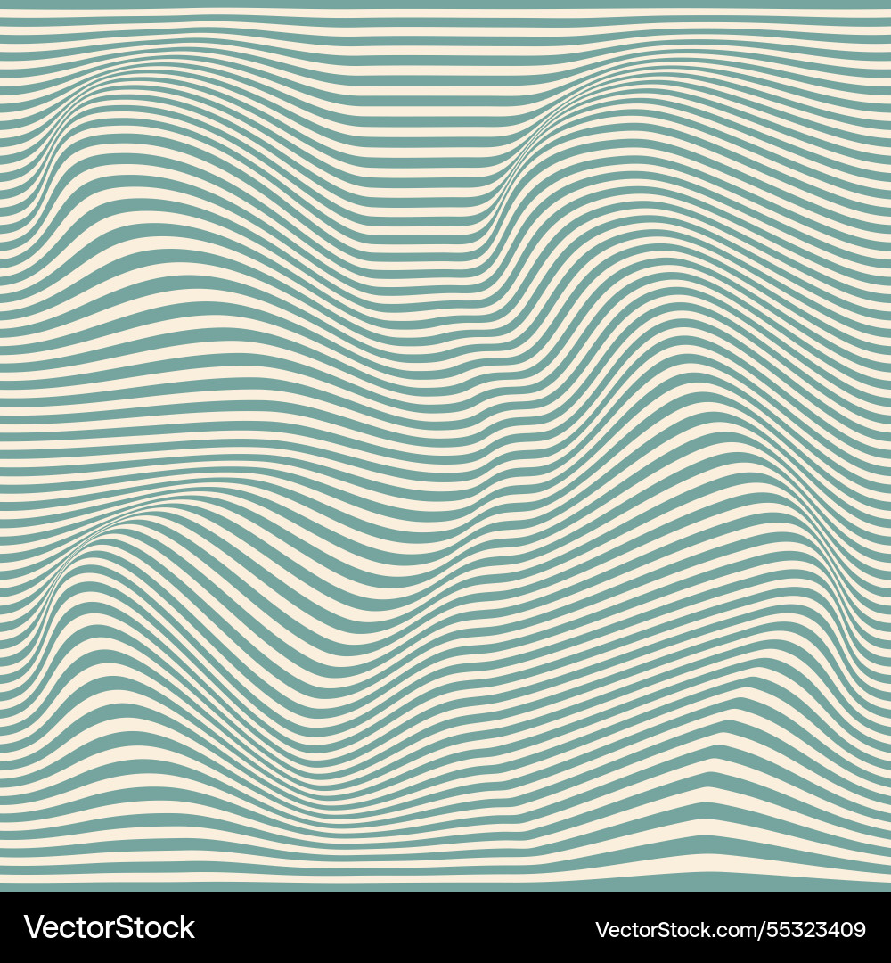 Distorted lines square background groovy color Distorted lines square background groovy color Vector Image