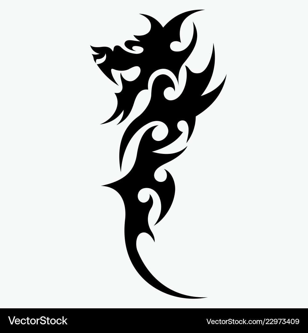 Dragon vector image