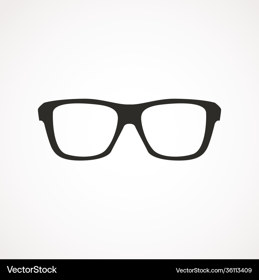 Einfache Sonnenbrille Ikone isoliert auf weiß Einfache Sonnenbrille Ikone isoliert auf weiß vektorbild
