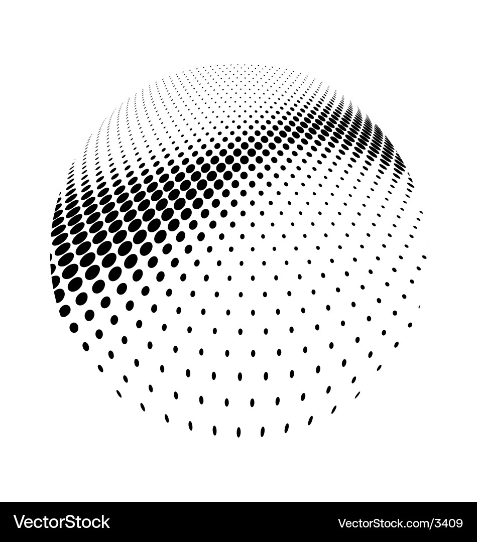 Halftone Pattern Background vector image