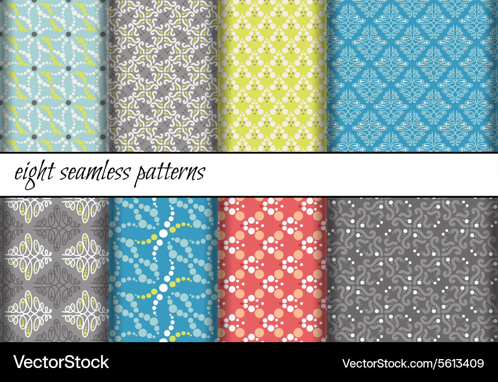 Modern Repeating Pattern Collection vector image