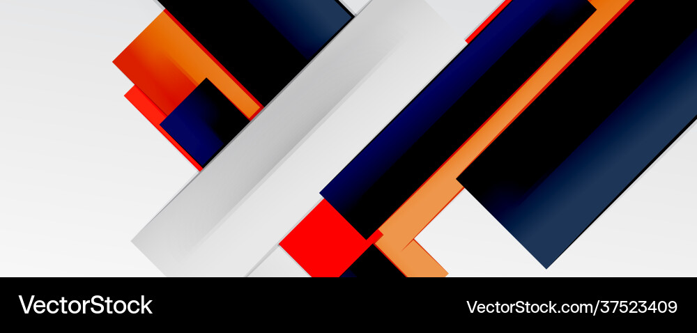 Multicolored lines background design template Vector Image