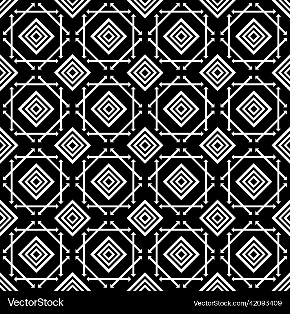 Native aztec zig zag fabric pattern vector image