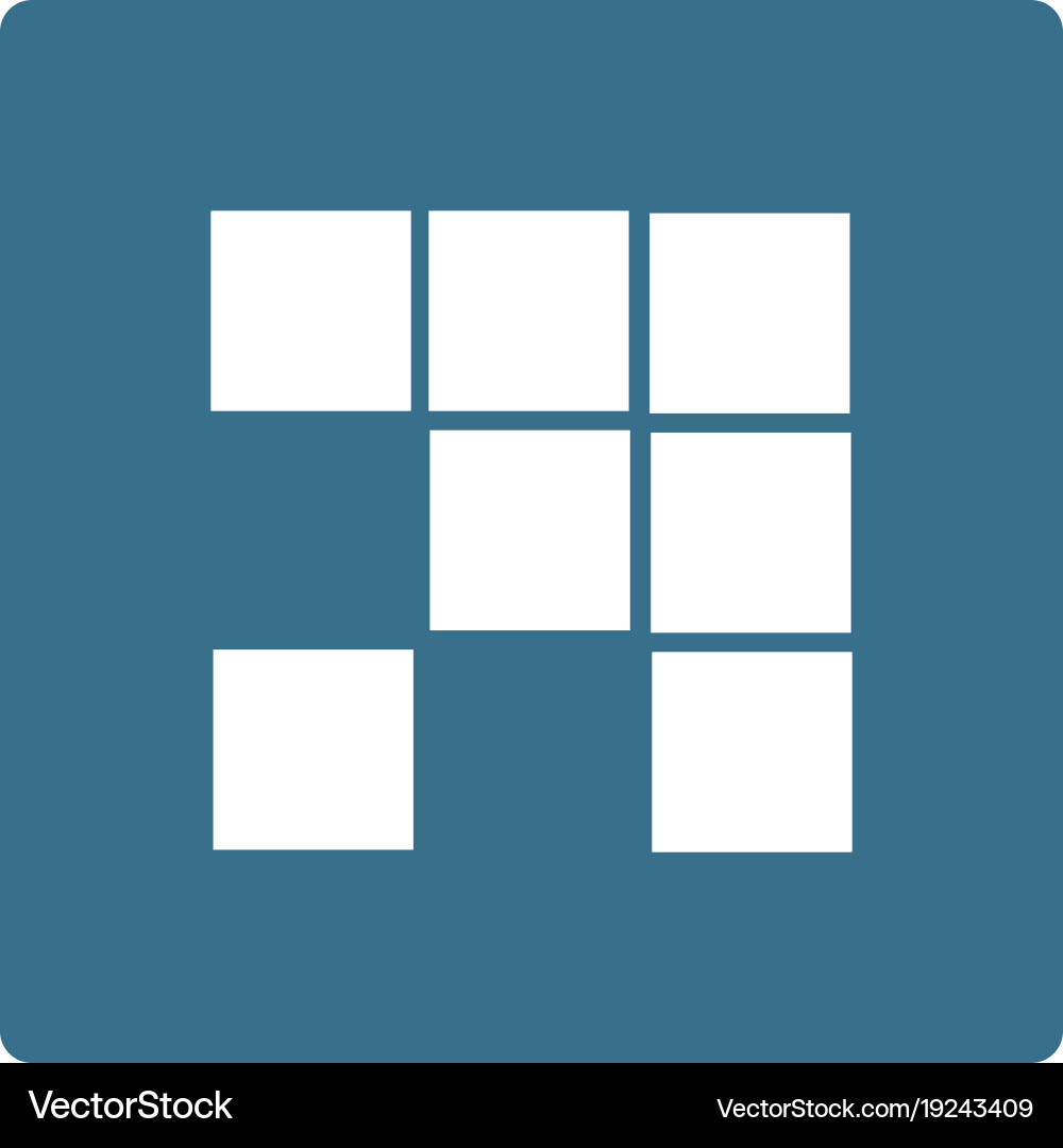 Pointer arrow in modern flat style button vector image