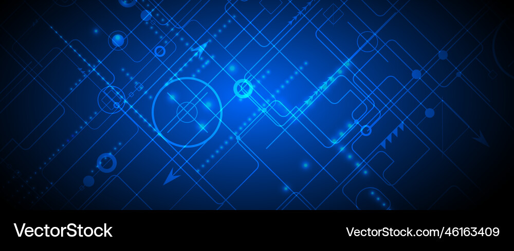 Technology data background idea of global Technology data background idea of global vector image