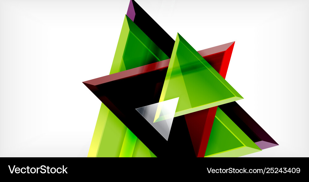 Triangle abstract background Vector Image