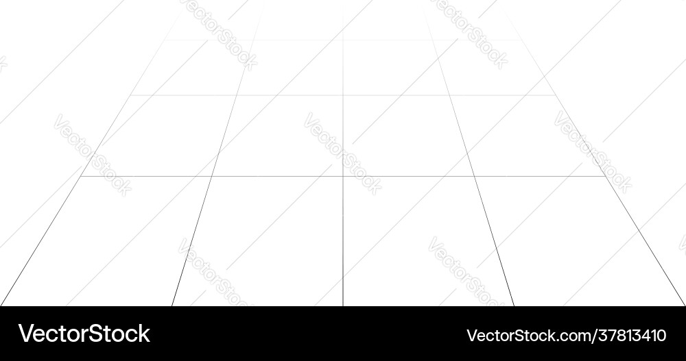 Abstract 3d grid mesh in perspective checkered Abstract 3d grid mesh in perspective checkered Vector Image
