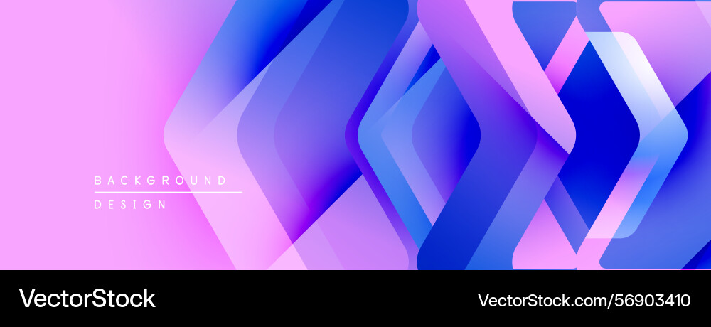 Abstract geometric background overlapping squares Abstract geometric background overlapping squares Vector Image