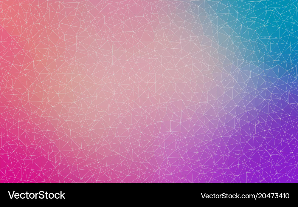 Abstract multicolor background with triangle vector image