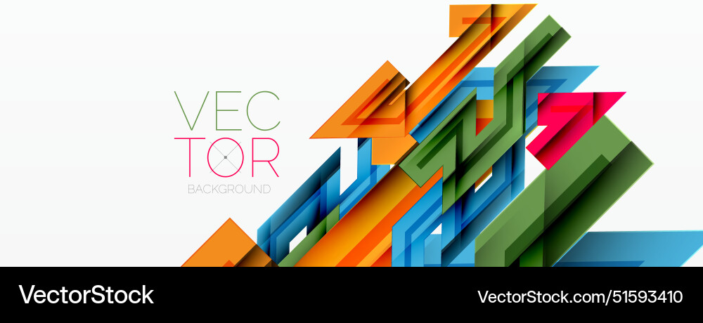 Dynamic lines geometric background Dynamic lines geometric background vector image