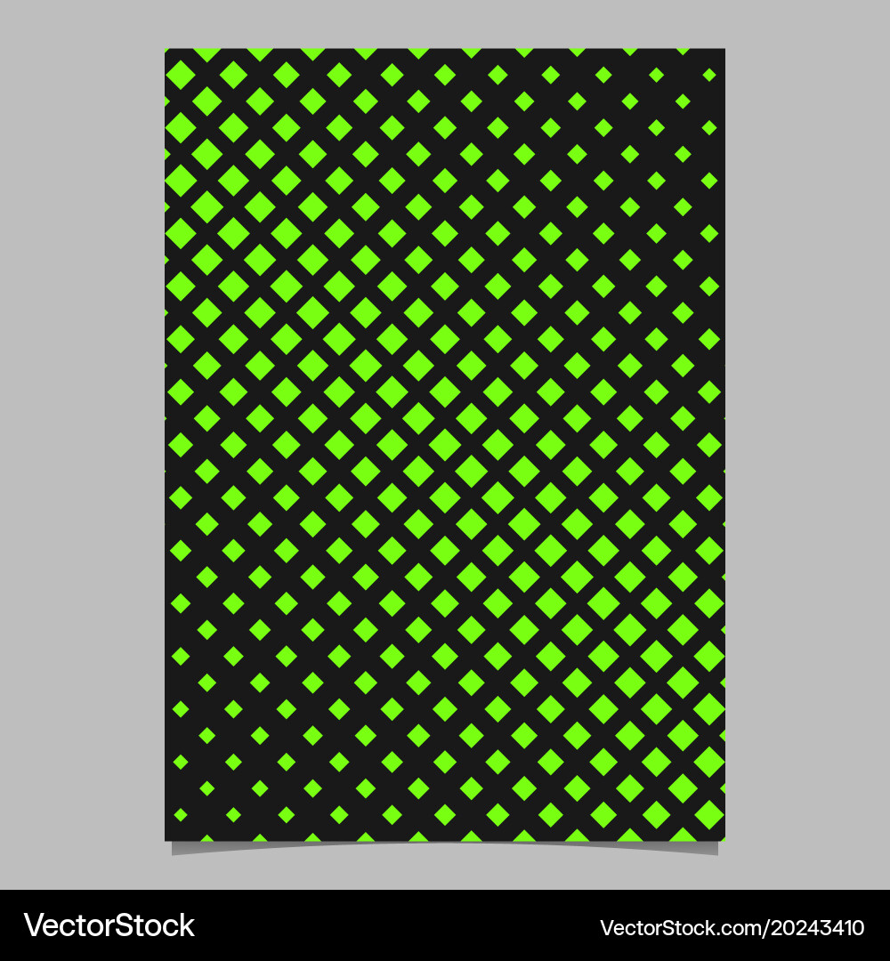 Geometric halftone square pattern background vector image