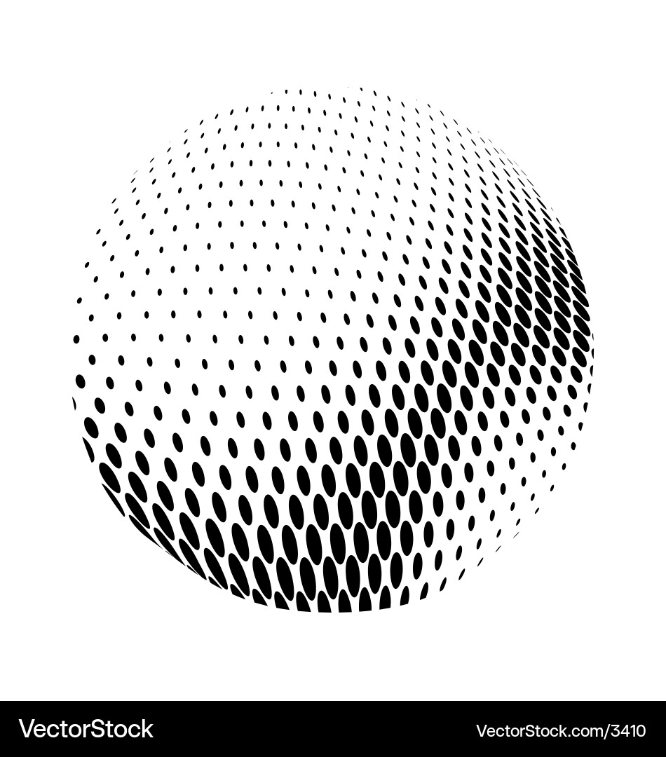 Halftone Pattern Background vector image