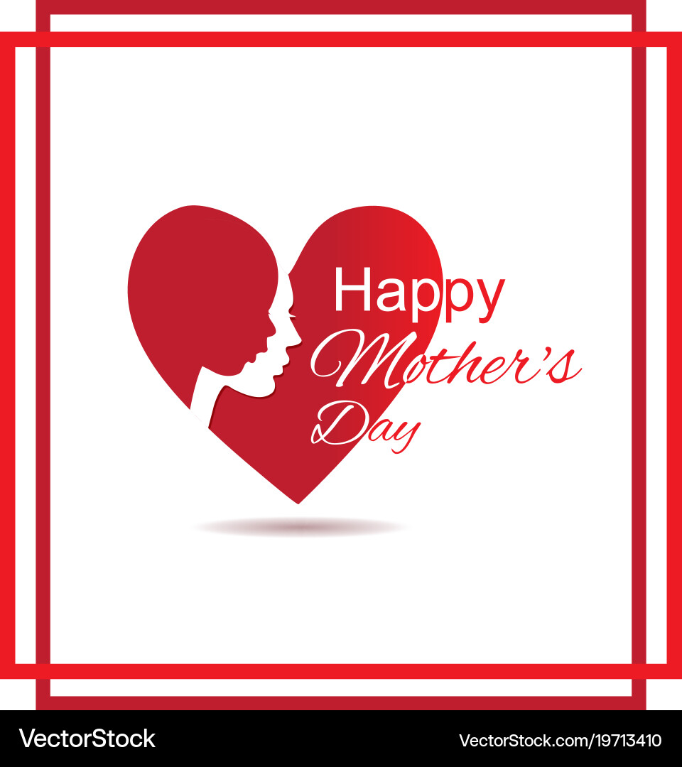 Happy mothers day Vector Image